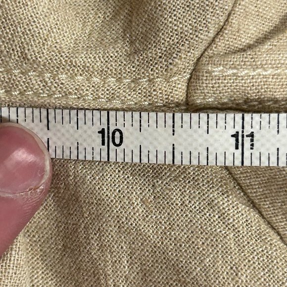 IB Diffusion Linen Blend Tan Casual Shorts Women's Size S GUC - Picture 10 of 12